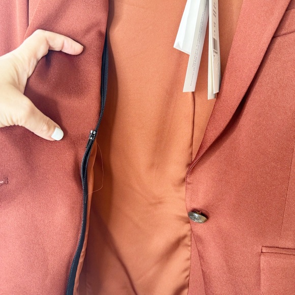 NWT Veronica Beard Athens Dickey Jacket Blazer Clay Size 6 - Picture 12 of 14
